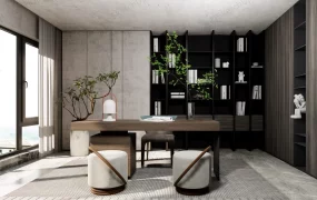 Asian Home Office Design