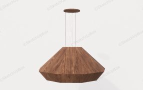 Octagon Wood Pendant Lighting