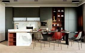 Kitchen Island With Dining Area