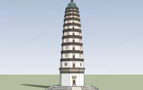 Vietnam Pagoda Tower
