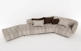 Cream Sectional Sofa