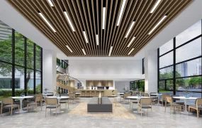 Minimalist Coffee Shop Interior