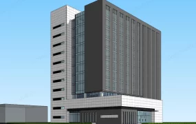Modern Mid Rise Commercial Office Building