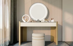 Small Vanity Set With Mirror