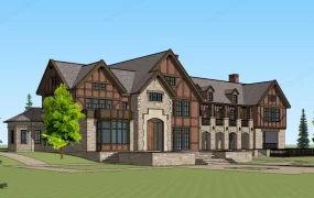 Country Mansion Exterior