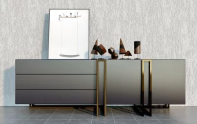 Contemporary Black Sideboard