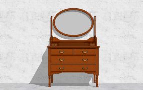 Antique Dressing Table with Drawers