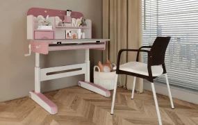 Pink Study Desk Set