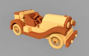 Wood Toy Car