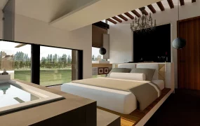 Country Style Hotel Room