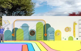 Kids Interactive Activity Wall