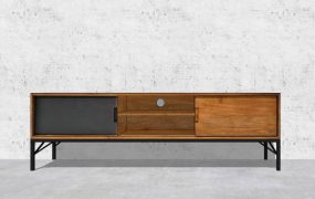 Rustic Industrial TV Stand