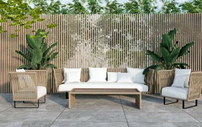 4 Piece Patio Furniture Set