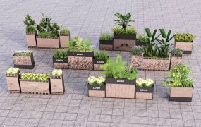 Commercial Outdoor Planter Boxes
