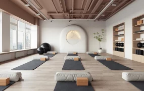 Minimalist Yoga And Wellness Studio