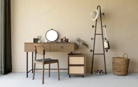Dressing Table And Coat Stand