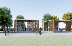 Open Air Public Park Pavilions