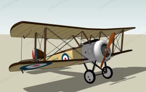 Sopwith Pup Biplane Fighter