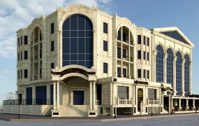 Old Corner Apartment Building