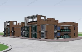 Modern Dormitory Exterior Design