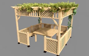 Small Wooden Gazebo