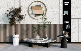 Living Room Accent Wall Coffee Table