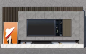 TV Feature Wall Design Idea