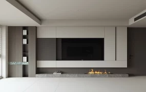 Minimalist TV Wall Design