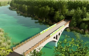 Modern Countryside Bridge