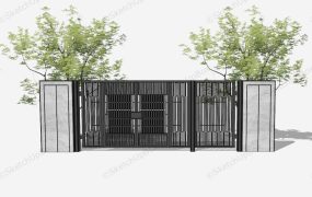 Modern Villa Gate Design