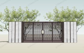 Modern Driveway Gate Design Idea