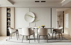 Neutral Dining Room Idea