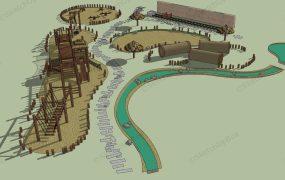 Adventure Park Wood Playground