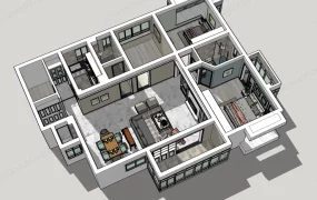 3 Bedroom Home Floor Plan