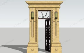 Wrought Iron Porch Gate