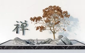 Japanese Buddha Zen Garden