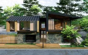 Small Mountain Cabin Design