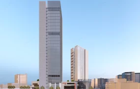 Modern Urban High Rise Complex