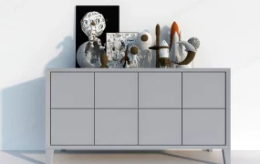Living Room Dresser Decor