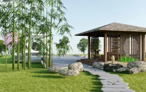 Simple Oriental Garden