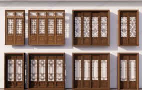 Chinese Lattice Panel Collection