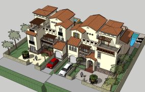 Contemporary Two Family Home Plan