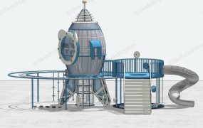 Preschool Spaceship Playground