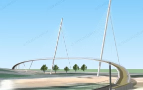 Urban Pedestrian Bridge Design