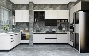 White And Grey Kitchen Design Ideas