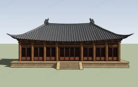 Chinese Temple Building