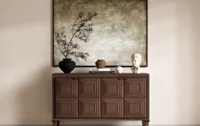 Dark Wooden Sideboard