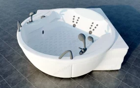 Corner Jacuzzi Bathtub
