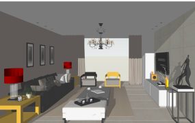 Modern Living Room Decor Idea