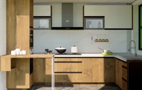 Small Kitchen With Breakfast Bar Counter